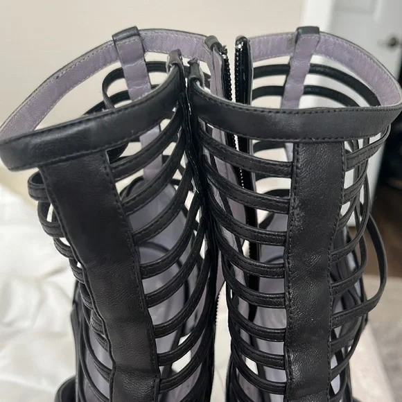 Versace Vintage gladiator stiletto heel! Size 36 1/2 which is a 6 1/2